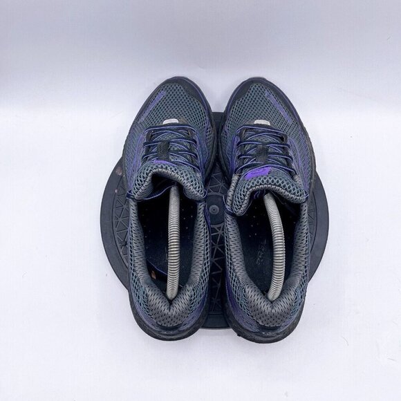 Merrell Bare Access Womens Trail Running Shoes Grey Pueple Vibram Soles Size 10 - Picture 8 of 9